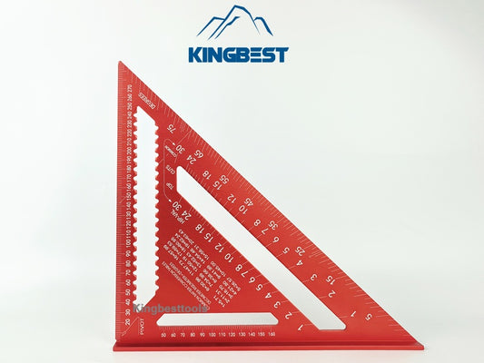 12inch Multifunctional Aluminum Triangle Ruler 90 Degree Right Angle Ruler 45 Degree Angle Ruler High Precision Free Shipping