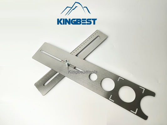 Locating Ruler Adjustable Tile Locator