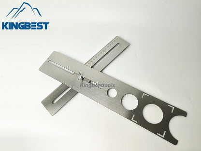 Locating Ruler Adjustable Tile Locator