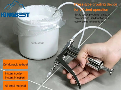 Tile hollow grouting tool Press-type grouting device free shipping