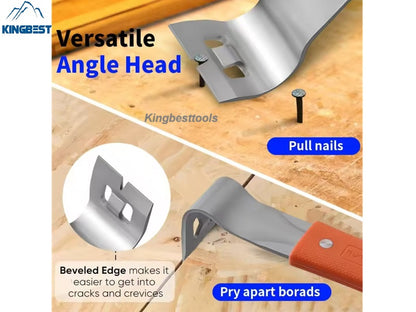 Stainless Steel Crowbars Pry Bar Scraper Nail Puller Multi-Functional Scraper Free Shipping to US mainland only A01