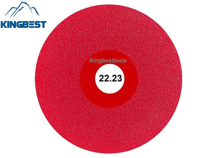 22.23mm Hole Red Disc For Porcelain 100mm