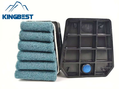 Horseshoe-shaped matte surface abrasive fiber brush,  trapezoidal matte surface brush,  Frankfurt sponge brush