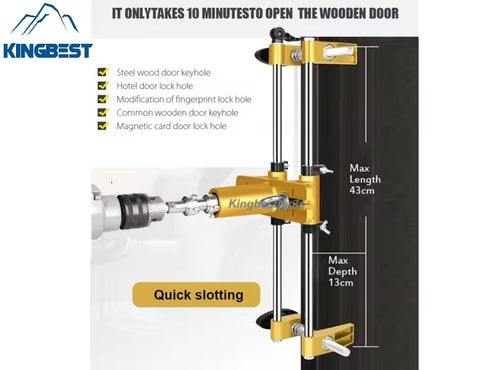 Quick slotting Opener Wooden Door Lock Hole Opener Free Shipping to US mainland only A01