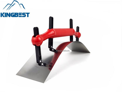 Stainless steel adjustable arc trowel and arc scraper-free shipping