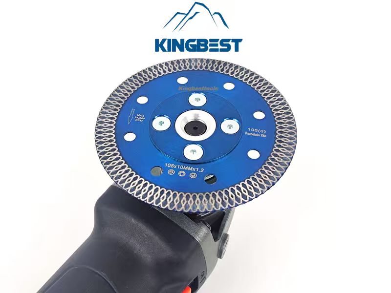 Blue Diamond Cutting Marble Ceramic Turbo Saw Blade for Porcelain Tile Cutting Disc