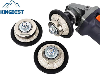 Diamond Hand Profile Router Bits Vacuum Brazed Wheel Granite Marble Stone Grinding Bits M14 5/8-11 Thread