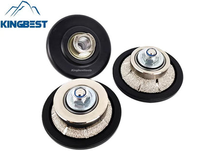 Diamond Hand Profile Router Bits Vacuum Brazed Wheel Granite Marble Stone Grinding Bits M14 5/8-11 Thread