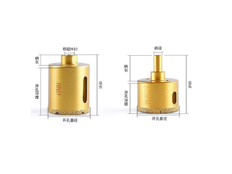 Brazed Core Drill Bits for Marble 90mm free shipping
