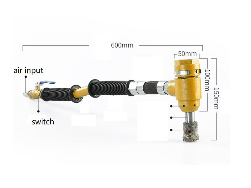 Pneumatic Chisel Machine for Bushhamered/Chiseled/Pineapple/Rough Surface