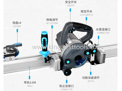 Multi-functional Porcelain Machine for Straight Cutting and 45 Degree Beveling/Chamfering Free Shipping