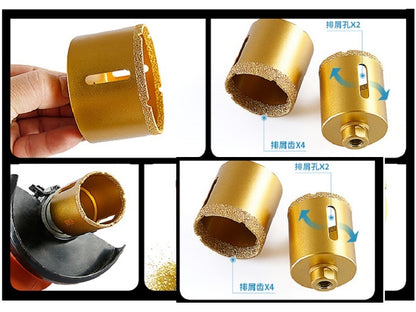 Brazed Core Drill Bits for Marble 90mm free shipping
