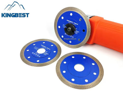 Blue Sharp Diamond Saw Blades With Central Hole 22.23mm