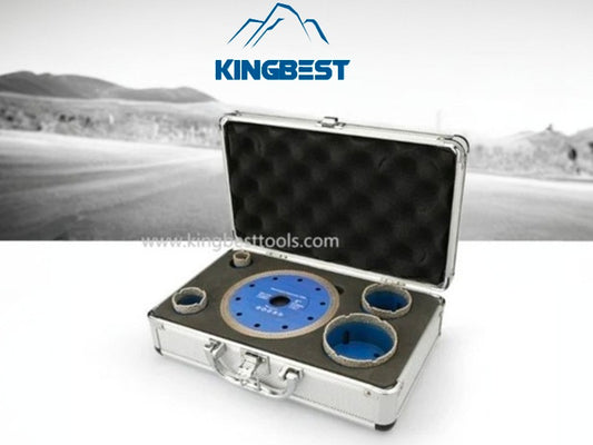 Diamond Bits For Tiles and Marble Set 4+1 ~Free Shipping to US Mainland Only A01