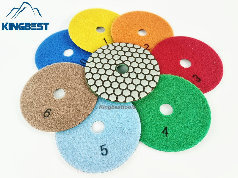 Dry Polishing Pads/Sandpapers 80/100mm