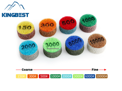 Sponge polishing pads for jade, emerald, agate, and marble renovation and polishing; small polishing pads for dental machines.