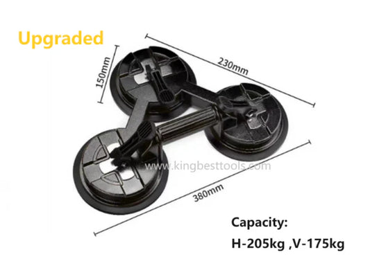 Upgraded Glass Suction Cups 3-cups