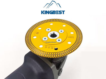 Yellow Diamond Cutting Marble Turbo Saw Blade for Porcelain Tile Cutting Disc