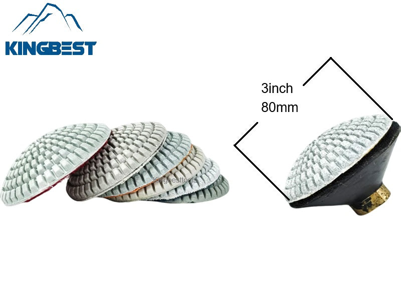 7 step Curved Wet Polishing Pad