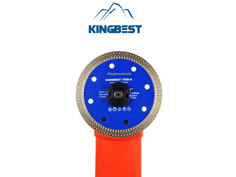 Blue Sharp Diamond Saw Blades With Central Hole 22.23mm