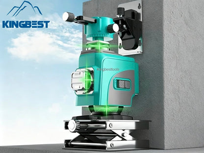 16-line green laser level, 4D laser floor and wall leveling tool, shockproof, drop-proof, and rotatable level free shipping