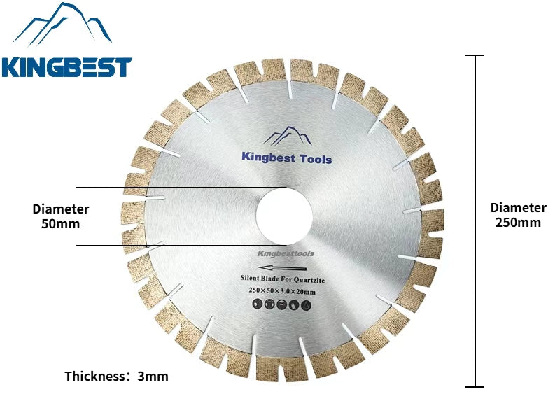 Big Silent Saw Blade for Quartzite 250/300/350mm