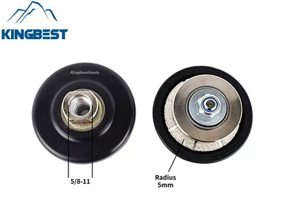 Diamond Hand Profile Router Bits Vacuum Brazed Wheel Granite Marble Stone Grinding Bits M14 5/8-11 Thread
