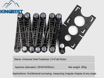 Universal hole locator (12-fold ruler) free shipping