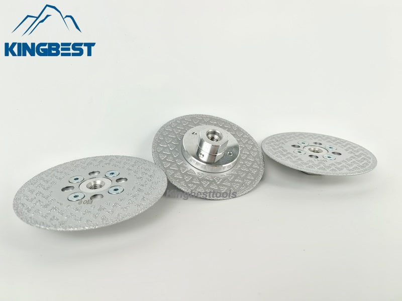 M10 Dual Sides Silver Star Brazed Saw Blade for Cutting and Grinding 100mm