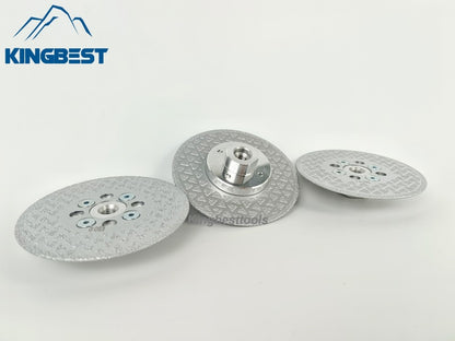 M10 Dual Sides Silver Star Brazed Saw Blade for Cutting and Grinding 100mm