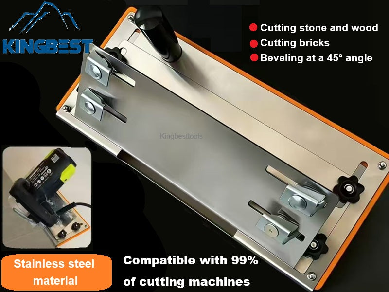 Stainless steel Multifunctional Tile Beveling  Bracket 45 Degree chamfering Plate Free Shipping