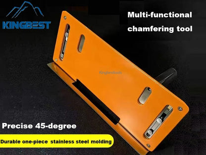 Stainless steel Multifunctional Tile Beveling  Bracket 45 Degree chamfering Plate Free Shipping