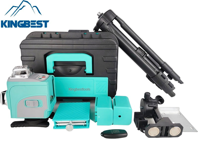 16-line green laser level, 4D laser floor and wall leveling tool, shockproof, drop-proof, and rotatable level free shipping