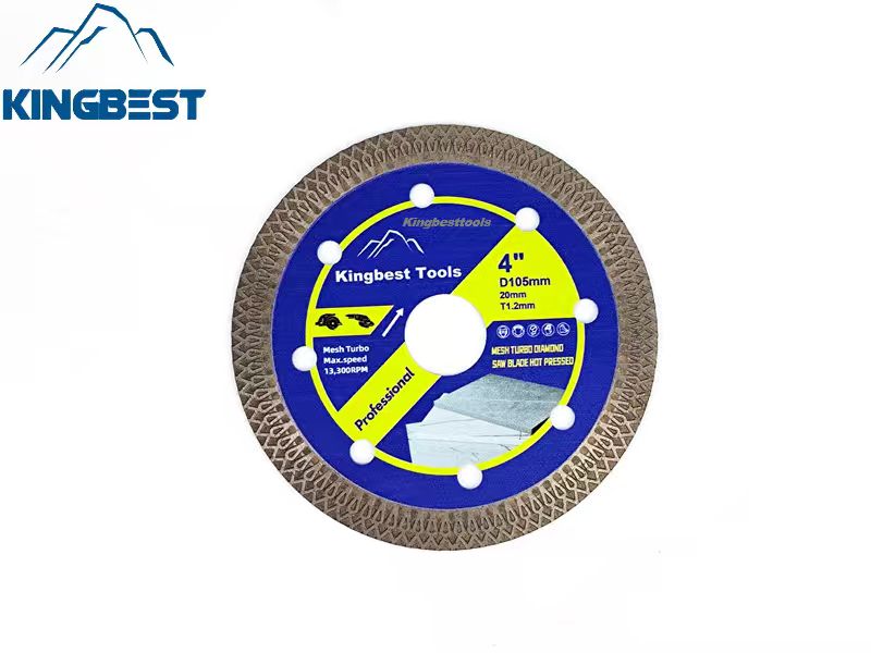 105mm Upgraded Porcelain Cutting Discs with Mesh Corrugated Teeth (5pcs a set) Free Shipping