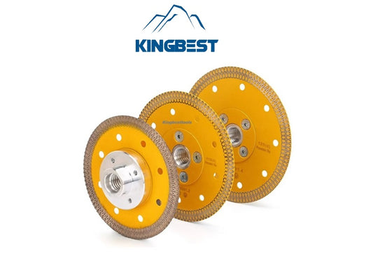 Yellow Diamond Cutting Marble Turbo Saw Blade for Porcelain Tile Cutting Disc