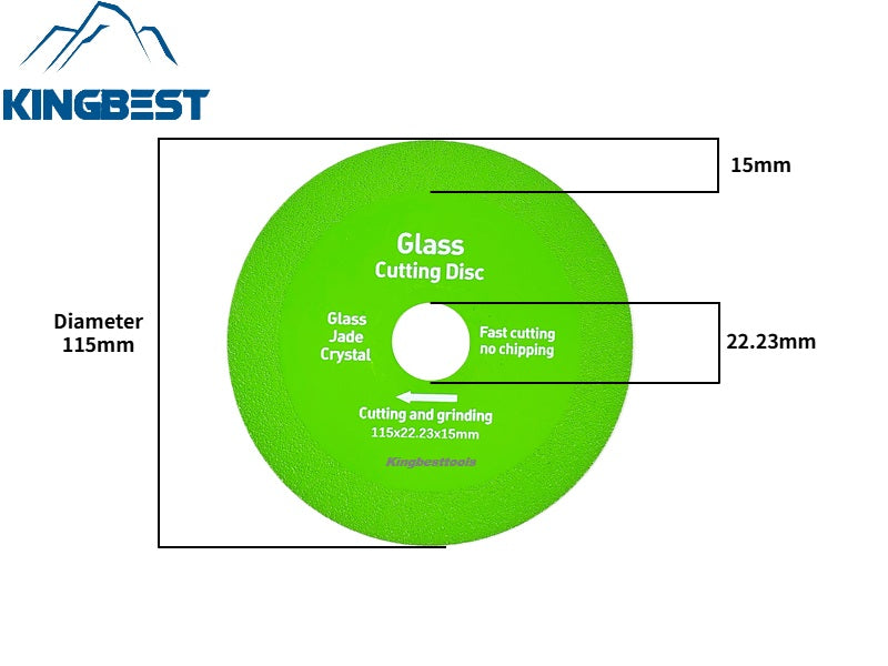 Top Selling Kingbest Glass Cutting Discs