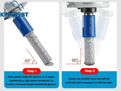 M10 Drill bit with integrated drilling and grinding (4pcs /set)