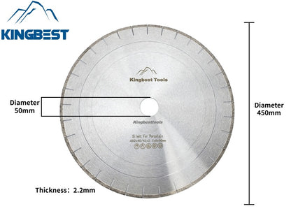 450mm Ultra-thin Silent Big Saw Blade for Porcelain