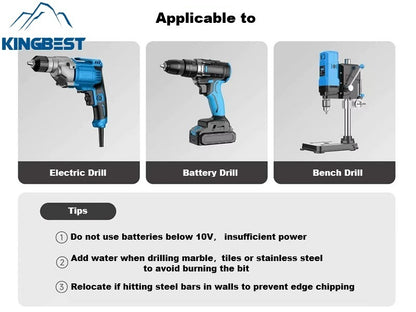 6-12mm diamond drill bit kit