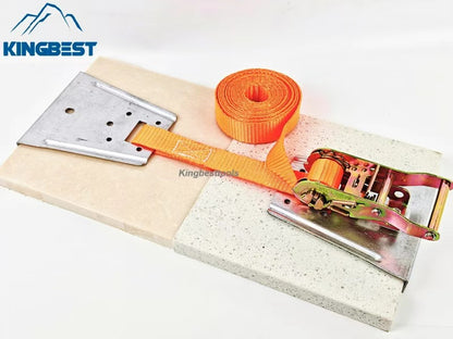 Tensioner Ratchet Strap Cargo Lashing Transport Belts Tie Down Straps