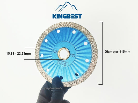 22.23mm Blue Turbo Saw Blades For Cutting