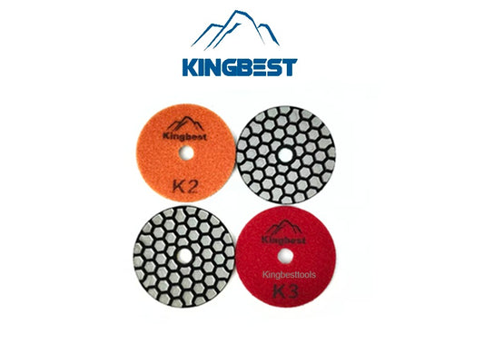 Super-fast 4 steps dry polishing pads