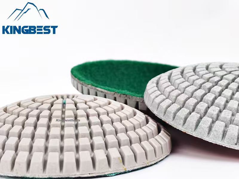 7 step Curved Wet Polishing Pad 100mm