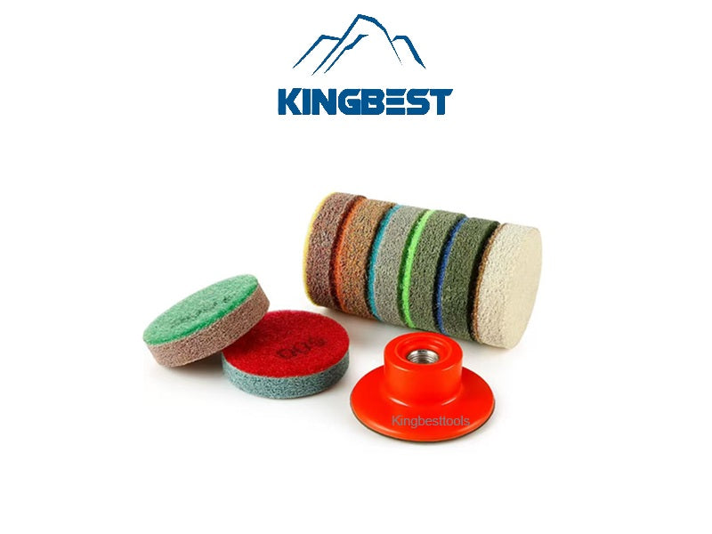 2-inch polishing pads are used for grinding and polishing marble, granite, artificial stone, and other stone materials.