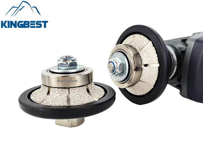 Diamond Hand Profile Router Bits Vacuum Brazed Wheel Granite Marble Stone Grinding Bits M14 5/8-11 Thread