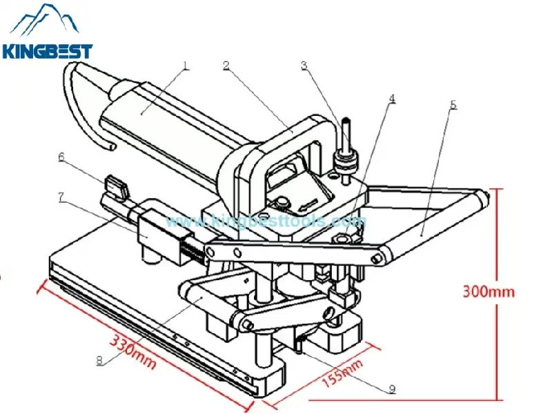 Portable Back Bolt Drilling Machine Free Shipping