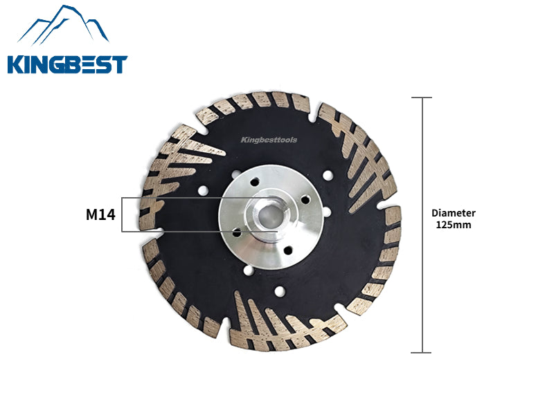 Diamond saw blades for grooving and polishing granite and marble, as well as for stone processing.
